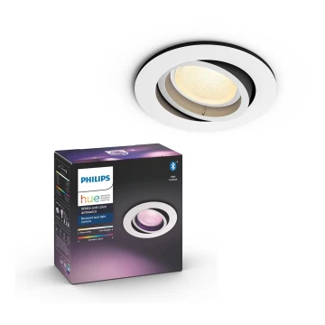 Philips - LED RGBW Prigušiva ugradbena svjetiljka HUE CENTURA 1xGU10/5,7W/230V