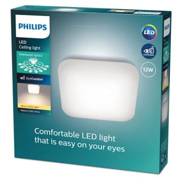 Philips - LED Stropna svjetiljka LED/12W/230V 2700K