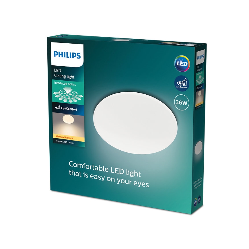 Philips - LED Stropna svjetiljka MOIRE LED/36W/230V 2700K