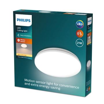 Philips - LED Stropna svjetiljka sa senzorom ACUNA LED/21W/230V 2700K