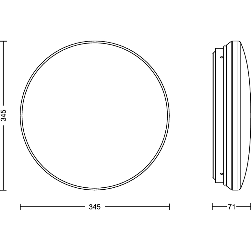 Philips - LED Stropna svjetiljka sa senzorom ACUNA LED/21W/230V 2700K