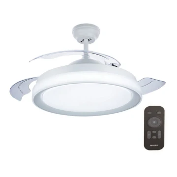 Philips - LED Stropni ventilator LED/35W/230V 5500/4000/2700K bijela + daljinski upravljač