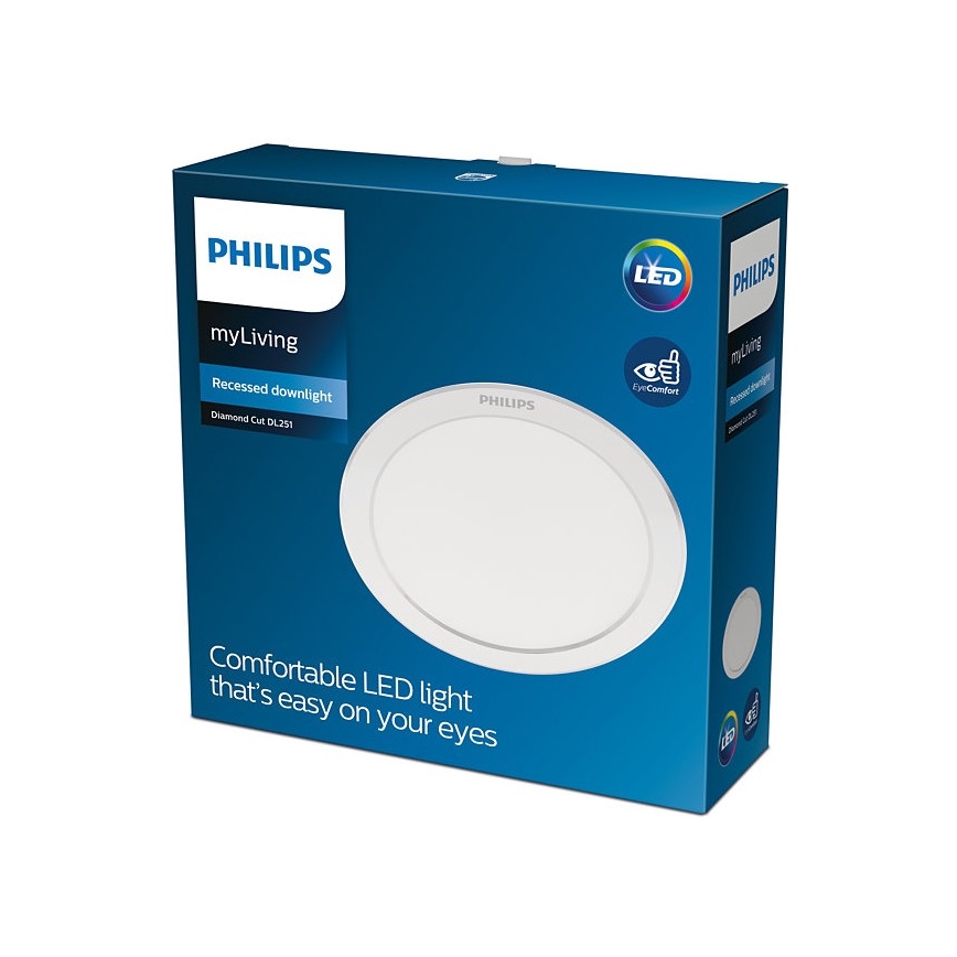 Philips - LED Ugradbena svjetiljka LED/17W/230V 3000K