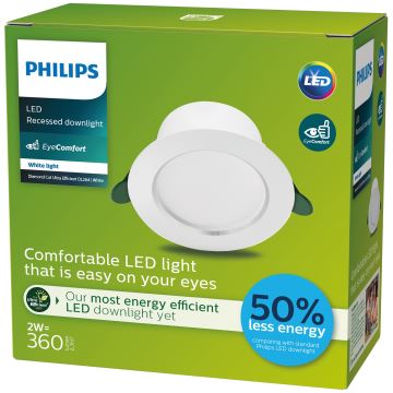 Philips - LED Ugradbena svjetiljka LED/2W/230V 4000K