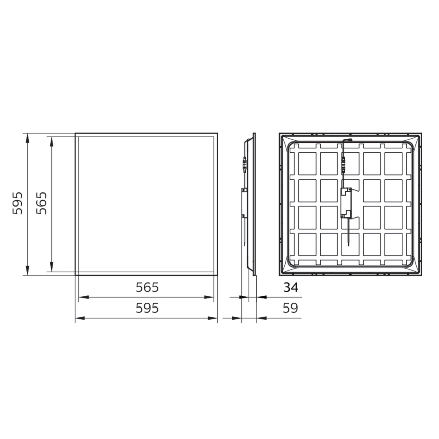 Philips - LED Ugradbeni panel LED/34W/230V 4000K UGR&lt;22 IP40