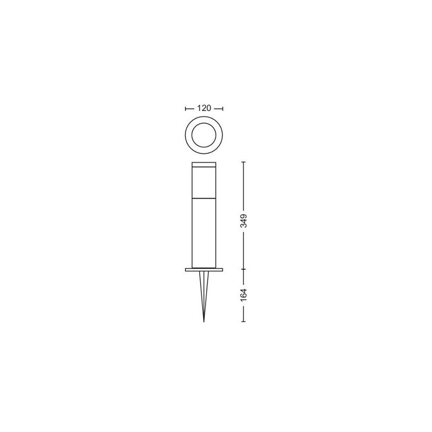 Philips - LED Vanjska lampa GARDENLINK LED/24W/230V 2700K IP44