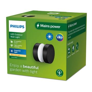 Philips - LED Vanjska zidna svjetiljka LAVEN LED/6W/230V 2700K IP44