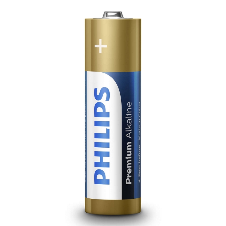 Philips LR6M4B/10 - 4 kmd Alkalna baterija AA PREMIUM ALKALINE 1,5V 3200mAh