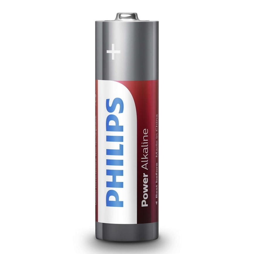 Philips LR6P12W/10 - 12 kmd Alkalna baterija AA POWER ALKALINE 1,5V 2600mAh