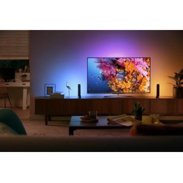 Philips - Set za proširenje LED RGB Prigušiva stolna lampa Hue PLAY LED/6W/230V crna