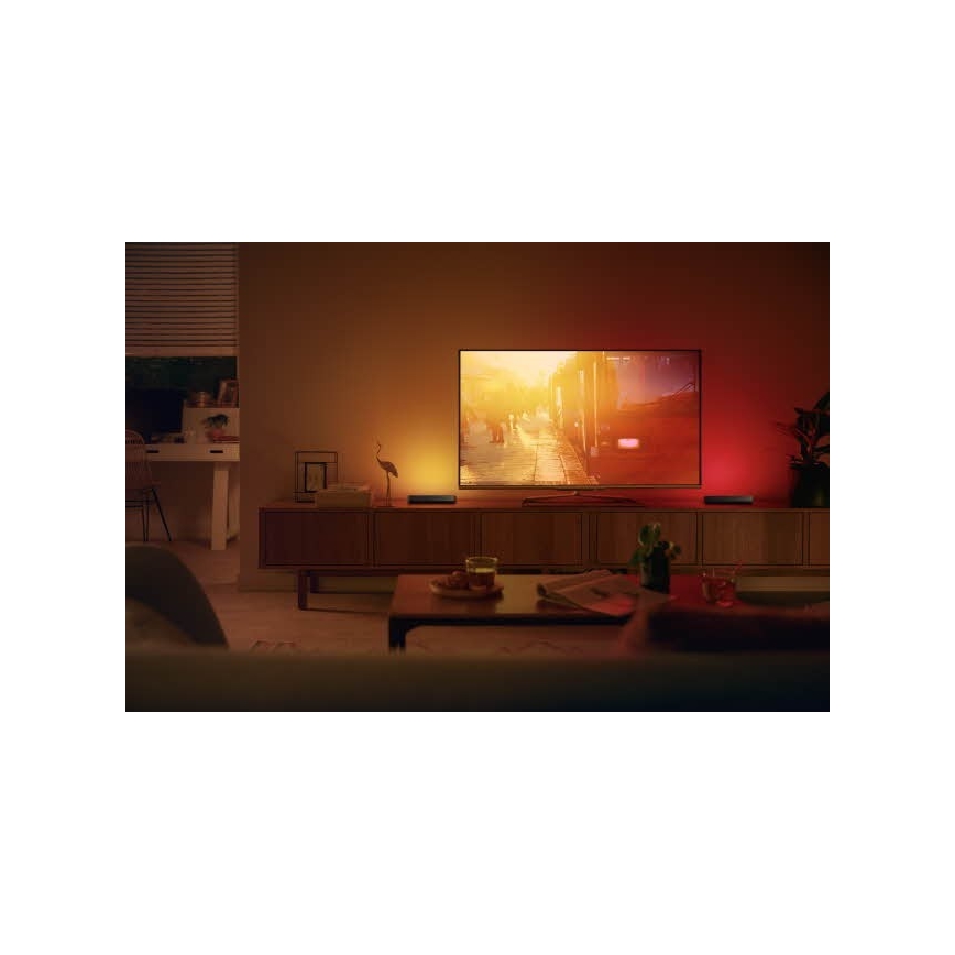 Philips - Set za proširenje LED RGB Prigušiva stolna lampa Hue PLAY LED/6W/230V crna