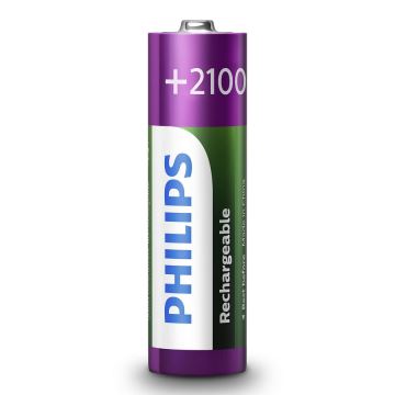 Philips R6B4A210/10 - 4 kom Punjiva baterija AA MULTILIFE NiMH/1,2V/2100 mAh