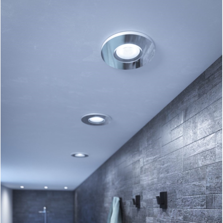 Philips - SET 3x LED Prigušiva ugradbena svjetiljka za kupaonicu Hue ADORE BATHROOM 1xGU10/4,2W/230V 2200-6500K IP44