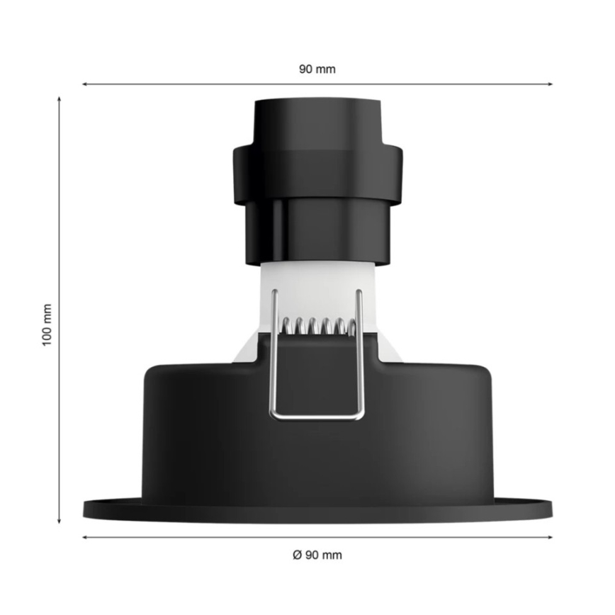 Philips - SET 3x LED Prigušiva ugradbena svjetiljka Hue MILLISKIN 1xGU10/4,2W/230 2200-6500K