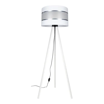 Podna lampa CORAL 1xE27/60W/230V bijela/krom