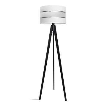 Podna lampa HELEN 1xE27/60W/230V bijela/krom/bor