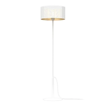 Podna lampa LOFT SHADE 1xE27/60W/230V bijela/zlatna