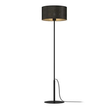 Podna lampa LOFT SHADE 1xE27/60W/230V crna/zlatna