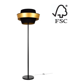 Podna lampa PRETO GOLD 1xE27/60W/230V – FSC certificirano