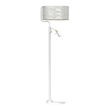 Podna lampa SENSO 1xE27/40W/230V + 1xGU10/7W bijela