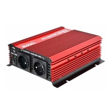 Pretvarač napona CARSPA 1000W/24/230V + USB