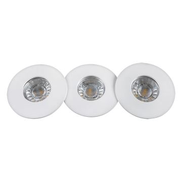 Rabalux - SET 3xLED Ugradne svjetiljke za kupaonicu 3xLED/4W/230V