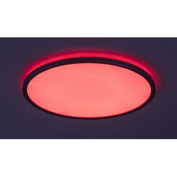 Rabalux - LED RGB Prigušiva stropna svjetiljka LED/22W/230V Wi-Fi + daljinski upravljač