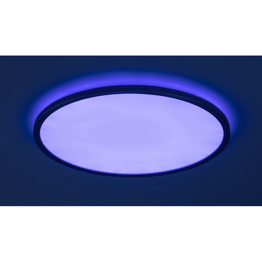 Rabalux - LED RGB Prigušiva stropna svjetiljka LED/22W/230V Wi-Fi + daljinski upravljač