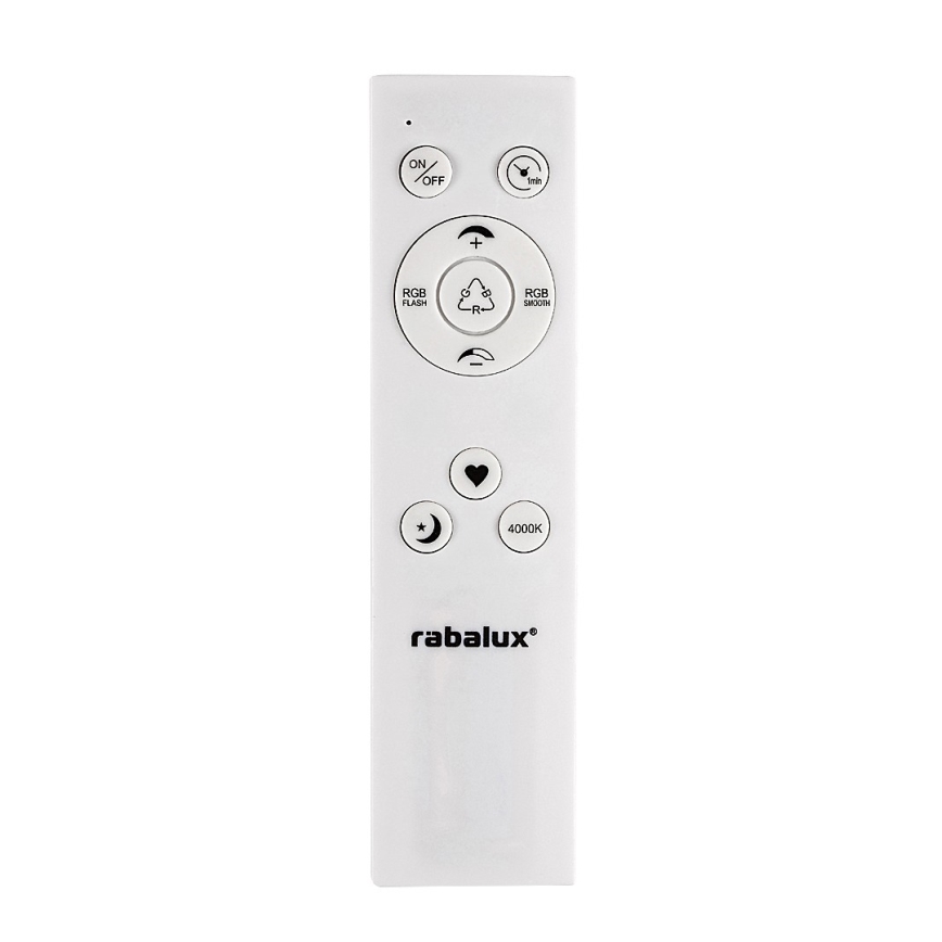 Rabalux - LED RGB Prigušiva stropna svjetiljka LED/22W/230V Wi-Fi + daljinski upravljač