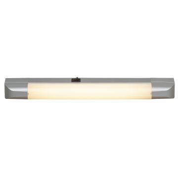 Rabalux - Podelementna svjetiljka BAND LIGHT 1xG13/10W/230V 39,5 cm srebrna