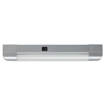 Rabalux - Podelementna svjetiljka BAND LIGHT 1xG13/10W/230V 39,5 cm srebrna