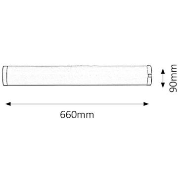 Rabalux - Podelementna svjetiljka 1xG13/18W/230V 66 cm