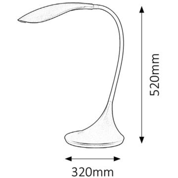 Rabalux - LED Prigušiva lampa 1xLED/4,5W/230V