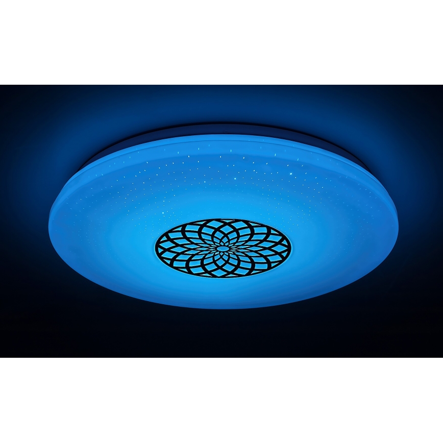 Rabalux - LED RGB Prigušiva stropna svjetiljka LED/24W/230V Wi-Fi 3000-6500K pr. 39,5 cm + daljinski upravljač