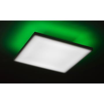 Rabalux - LED RGB Prigušiva stropna svjetiljka LED/24W/230V 3000-6500K 40x40 cm+ daljinski upravljač