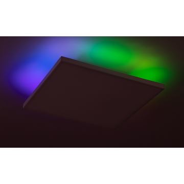 Rabalux - LED RGB Prigušiva stropna svjetiljka LED/24W/230V 3000-6500K 40x40 cm+ daljinski upravljač