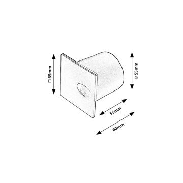 Rabalux - LED Vanjska stubišna svjetiljka LED/3W/230V IP54 3000K crna