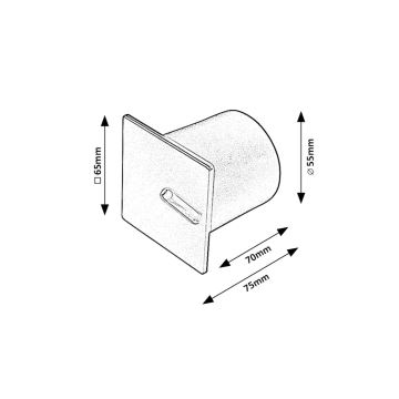 Rabalux - LED Stubišna svjetiljka LED/3W/230V bijela