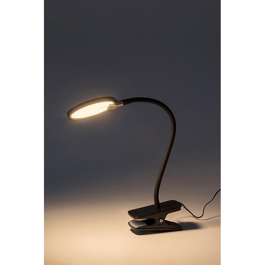 Rabalux - LED Prigušiva stolna lampa s kopčom LED/7W/230V 3000K