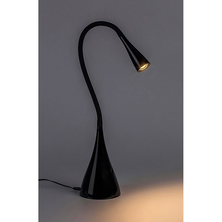 Rabalux - LED Prigušiva stolna lampa na dodir LED/4W/230V 3000K crna