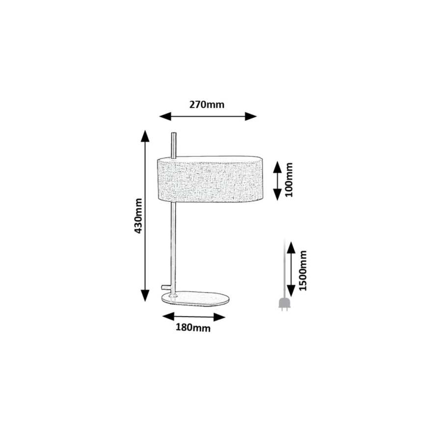 Rabalux - Stolna lampa 1xE14/40W/230V