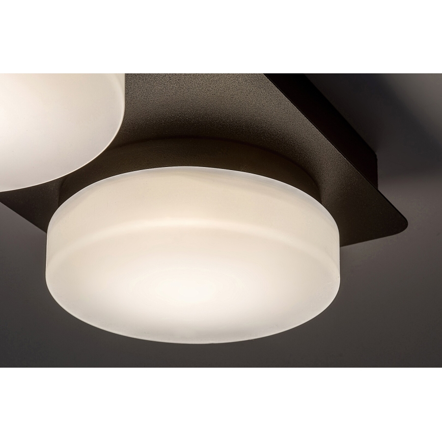 Rabalux - LED Stropna kupaonska svjetiljka 2xLED/5,5W/230V IP44 crna
