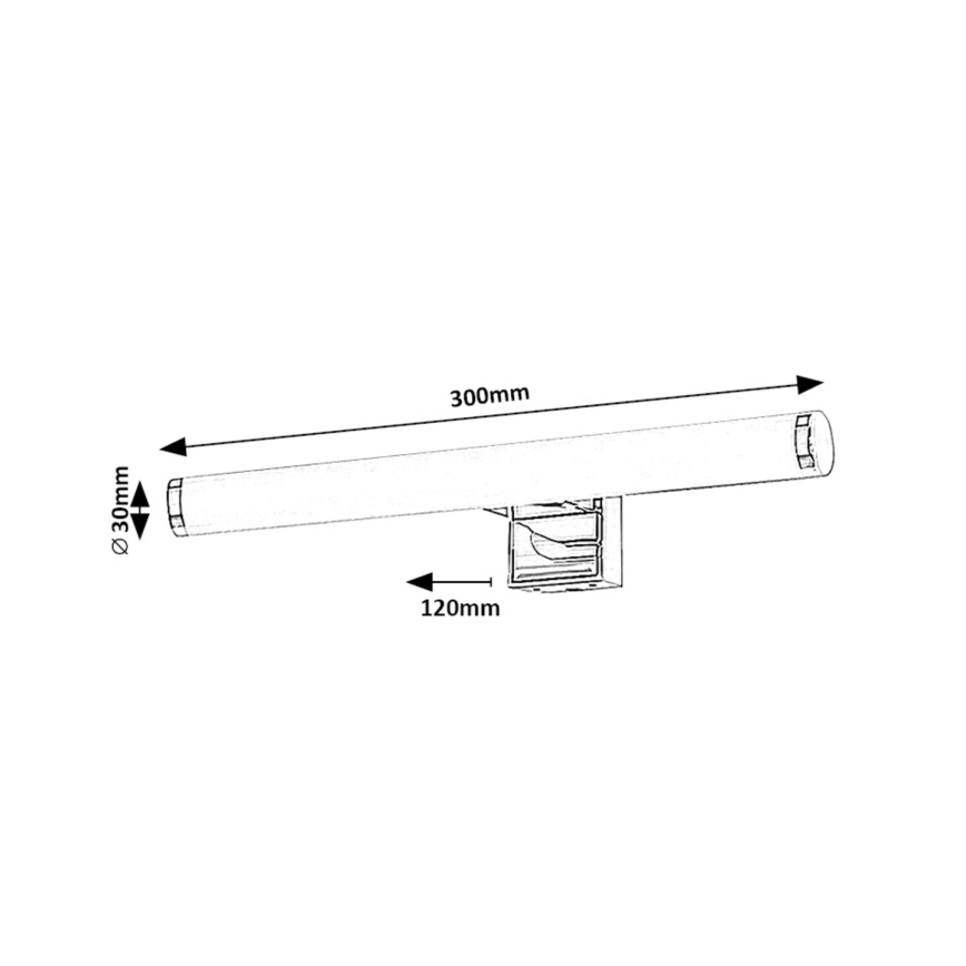 Rabalux - LED Rasvjeta za ogledalo u kupaonici LED/5W/230V IP44