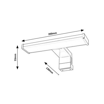 Rabalux - LED Rasvjeta za ogledalo u kupaonici LED/4W/230V IP44