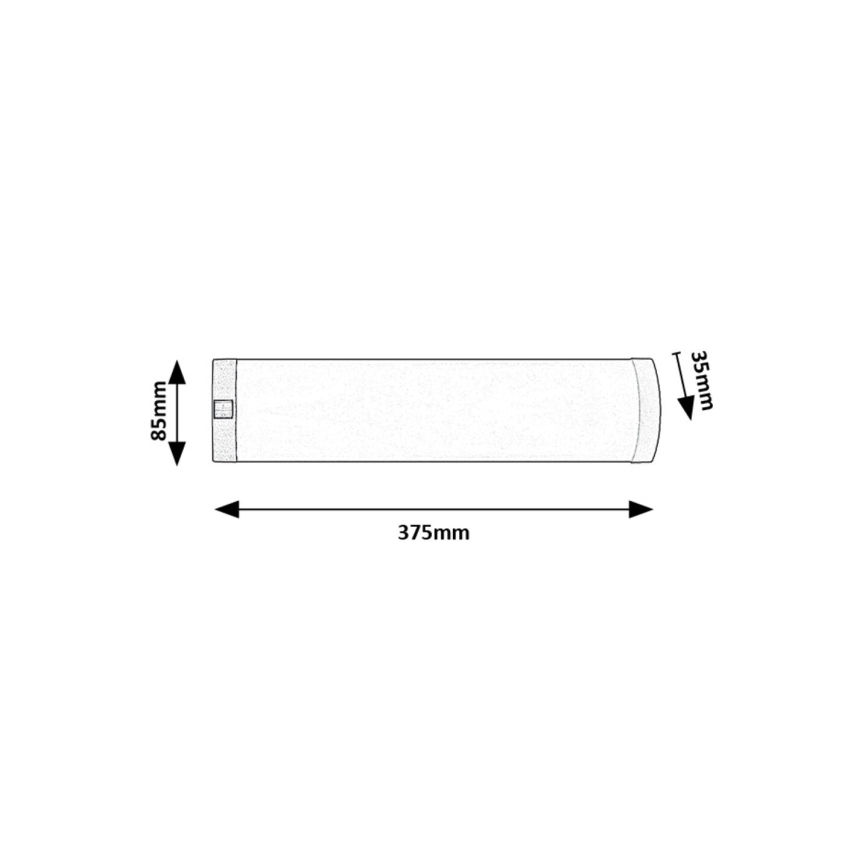 Rabalux - LED Podelementna svjetiljka LED/5W/230V 4000K krom