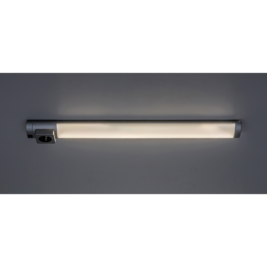 Rabalux - LED Podelementna svjetiljka s utičnicom LED/5W/230V 4000K mat krom