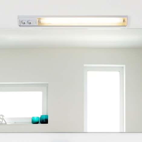 Rabalux - LED Podelementna svjetiljka s 2 utičnice LED/15W/230V 4000K 70 cm bijela