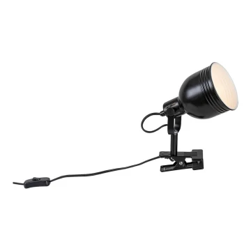 Rabalux - Lampa s kvačicom 1xE14/25W/230V crna