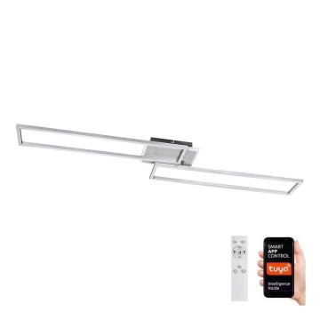 Rabalux - LED Prigušiva stropna svjetiljka LED/40W/230V 2700-6500K Wi-Fi Tuya mat krom + daljinski upravljač