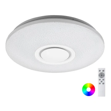 Rabalux - LED RGB Prigušiva stropna svjetiljka sa zvučnikom LED/24W/230V + DU Wi-Fi